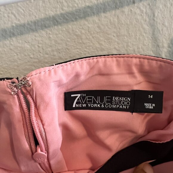 New York & Co 7th Ave Design Studio Hi/Low Skirt - Sz 14 (NWT) - Picture 4 of 7